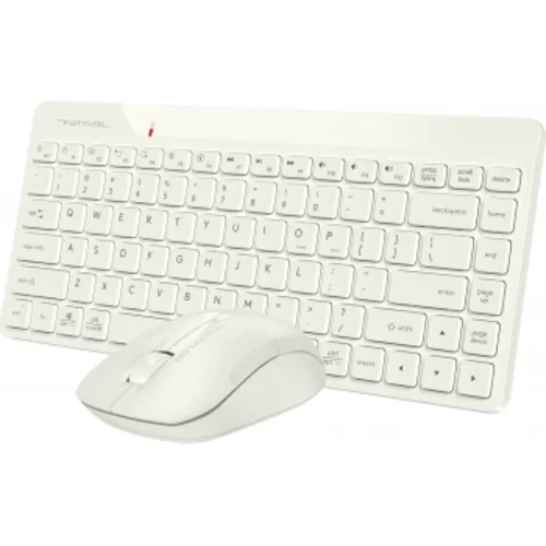 Клавиатура + мышь A4Tech Fstyler FG2200 Air2 клав:бежевый мышь:бежевый USB беспроводная slim